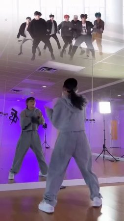 BTS - Boy with luv mirrored dance tutorial (short)