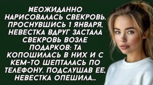 Неожиданно нарисовалась свекровь. Проснувшись, невестка вдруг застала свекровь. История из жизни