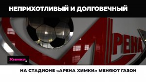 НА СТАДИОНЕ «АРЕНА ХИМКИ» МЕНЯЮТ ГАЗОН