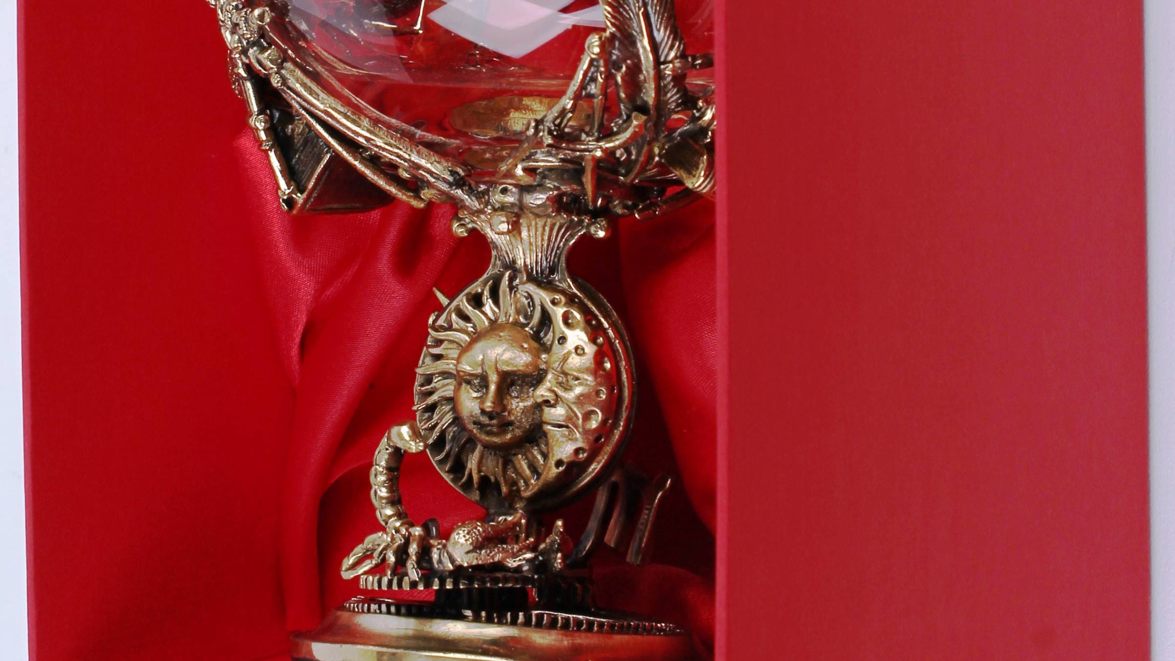 Бокал для коньяка, виски или бренди, знак зодиака «Скорпион»