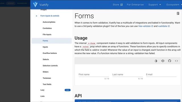 7. Forms Validation