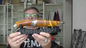 Нож "Волк в ночи" и ламинат с ZDP-189.