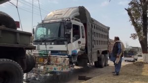 Пьяный водитель разбил грузовик. Полный ремонт и реставрация.