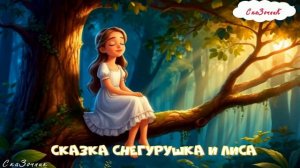 Сказка снегурушка и лиса мультфильм |АудиоСказка|народные|детские|рассказ|онлайн|мультфильм|