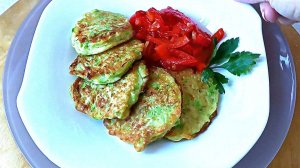 Оладьи из кабачков Вкусно Просто Бюджетно + соус Рецепт на сковороде