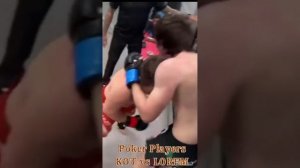 Бой ММА в Лас-Вегасе. Два игрока в покер. Победитель получит 100 тысяч долларов.