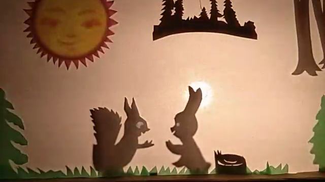 Театр светотеней. Сказка о зайчике. смотреть онлайн