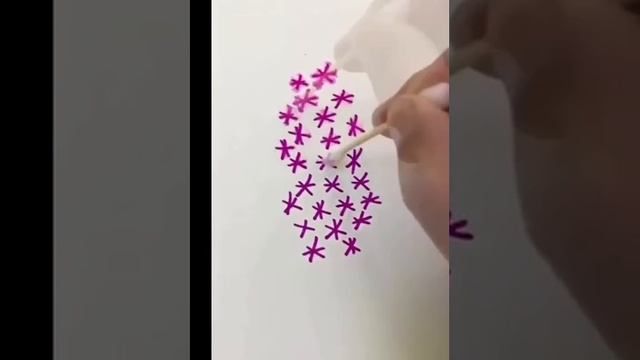 Фломастер и вода