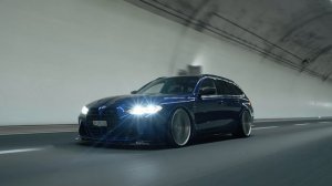 Wild BMW M3 Touring G81   Night Run   4K