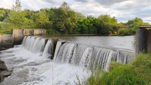 Водопад на реке Подкумок в Пятигорске