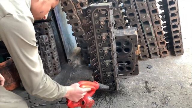 Ремонт старой ржавой головки блока цилиндров смотреть онлайн