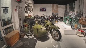 Ижевские мотоциклы. Экспозиция частного Мотомузея Кожушковых  в городе Ижевске