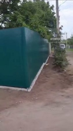 Готовое использования забора из профнастила. Длина по 2 метра⚙️🔥