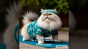 кот на йоге