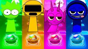 Спрунки - Мультики про Спрунке | МУЛЬТФИЛЬМЫ SPRUNKI в Tiles Hop 115 серия