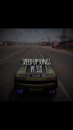 Speed up sounds