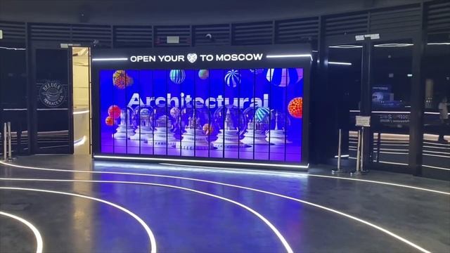 Kinetic interactive installation Open your heart to Moscow, EXPO-2020 смотреть онлайн