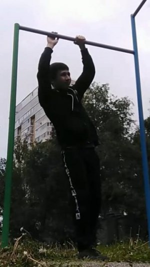 4 one arm pull ups, waist to bar pull up