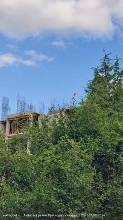 Вечернее Сукко: строительство ЖК Кипарис.Вечер 3 июля 2025 года.