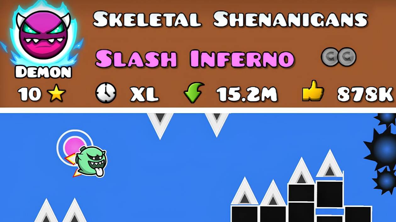 Уровни БЕЗ ДЕКОРА В Geometry Dash (1) смотреть онлайн