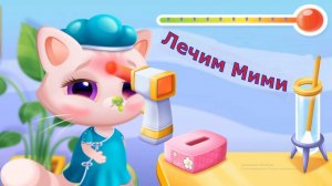 Мими заболела.КОТИК БУБУ и МИМИ.Игра Bubbu & Mimmi World на  TV Мяу