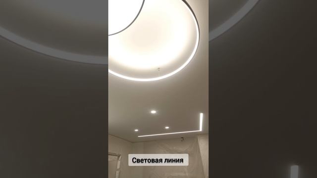 Потолок на теневом профиле в квартире