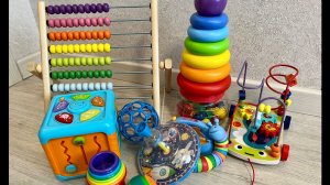 Обзор игрушек для малышей. Развивающие игрушки. Мультики для малышей.