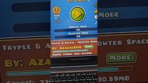 Прошёл легендарный экстрим демон Turbulent в полной Geometry dash на компьютере