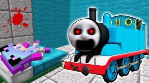 ПАРОВОЗИК ТОМАС  В МАЙНКРАФТ ТРОЛЛИНГ ЛОВУШКА МОНСТРА SCP