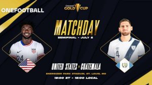 США — Гватемала Футбол Gold Cup. КОНКАКАФ. США. 1/2 финала Прямая Трансляция