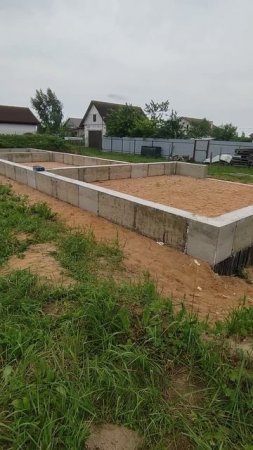 Демонтировали опалубку. Что получилось/Стройка #construction #строительство #монолит