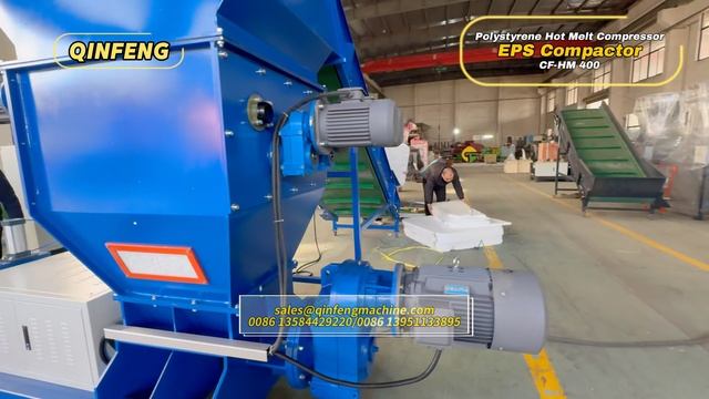 Large-Scale Recycling Solution-CF-HM400 EPS hot melting machine