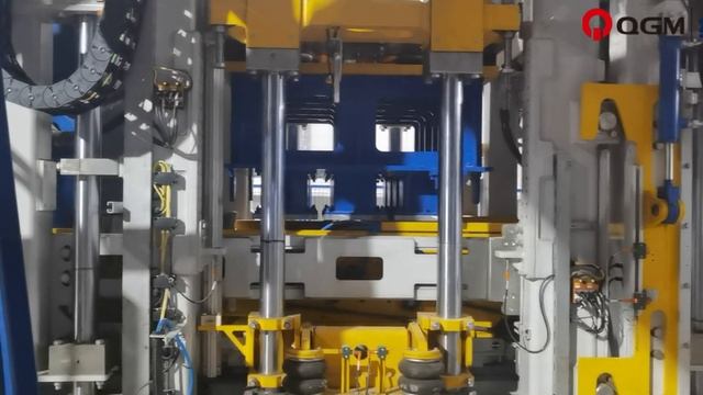 QGM ZN1500 2C автоматический вибропресс для тротуарной плитки