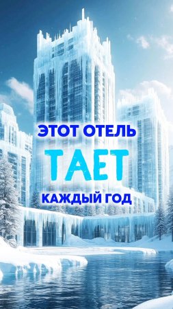 Этот отель каждый год тает #удивительно #архитектура #дизайн #интерьер #ремонт