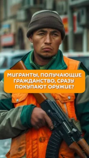 Мигранты, получающие гражданство, сразу покупают оружие?