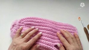 шапка ушанка крючком