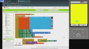 Приложение "BALL" работа с компонентами Холст, Шар / MIT App Inventor - изобретательный конструктор