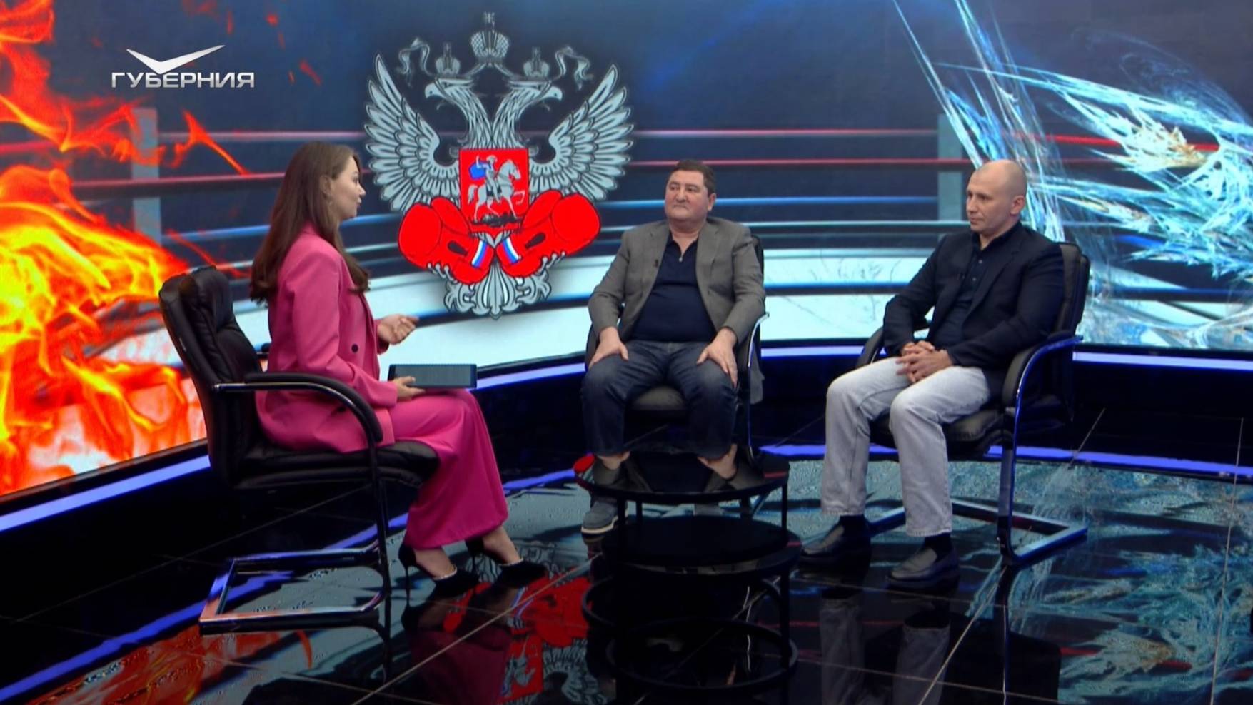 Раимкуль Малахбеков и Сергей Карев - о матчевой встрече "Динамо" со сборной мира по боксу