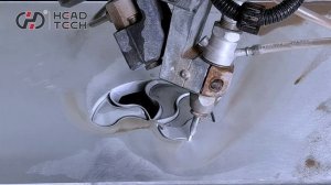 HEAD Waterjet: 5-осевая наклонно-поворотная режущая головка . Фигурная резка-2