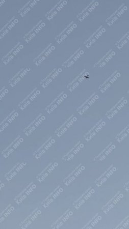 БпЛА мишень Пародия над Киевом. Идёт разрядка ПВО   Запуск новых дронов по 404 продолжается. П...