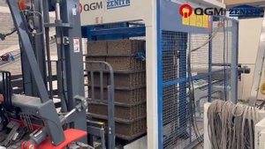 QT6 автоматический вибропресс для производства блока