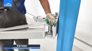 Процесс сборки подъёмника двухстоечного на 4.5 тонны TROMMELBERG TST45С с нижней синхронизацией