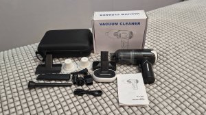 Обзор, распаковка и небольшой тест Компактного пылесоса для автомобиля и дома!