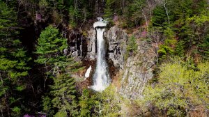 Беневские водопады (дорога к ним и аэросъёмка на водопаде)