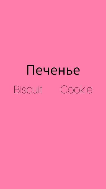 Как же будет по английски слово ПЕЧЕНЬЕ?