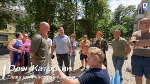 Благоустройство двора между домами 1 и 2 по улице Парковая подходит к завершению