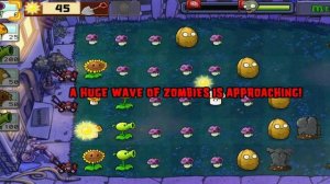 Plant vs zombie night уровень 2 (растения против зомби ночь)