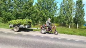 бешеная табуретка из мотоблока