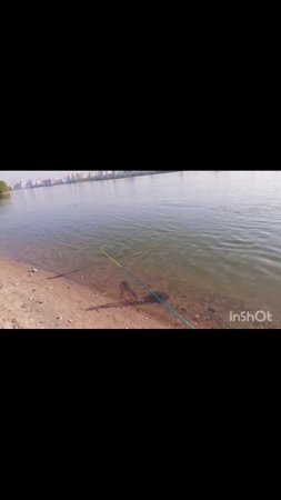 На речке.