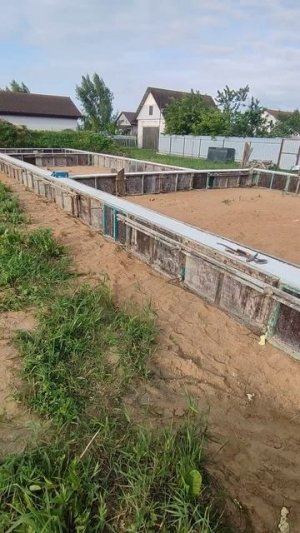 Демонтаж опалубки/ Строительство #construction #стройка #монолит